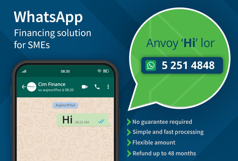 WhatsApp Financing solution for SMEs